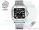 THB Swiss Copy Cartier Santos de Cartier 39.8 White 9015 Stainless Steel Watch (7)_th.jpg